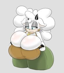 big_breasts breasts breasts_bigger_than_head busty cleavage cleavage_overflow female female_only huge_breasts inconvenient_breasts lanolin_the_sheep lanolin_the_sheep_(sonic) overflow rougethedaisy sheep sketch sonic_(series) sonic_the_hedgehog_(comics) sonic_the_hedgehog_(idw) sonic_the_hedgehog_(series) thick_thighs wardrobe_malfunction wide_hips wide_thighs