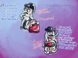 accessory anal anal_fluids anal_penetration beret blush bodily_fluids bow_tie brain butt clothing colored command dated demanding dialogue dildo doggystyle duo english_text female female_penetrating female_penetrating_male from_behind_position gradient_background hat headgear headwear heart_symbol lips lube lying machine male male/female male_penetrated medal motion_lines multiple_positions necktie nigou_(thllda) object_in_ass on_back on_bottom on_front on_top organs pegging penetration reverse_cowgirl_position robot sequence sex sex_toy sex_toy_in_ass sex_toy_insertion shaded signature simple_background sirei strapon struggling sweat sweatdrop text the_hundred_line:_last_defense_academy toying_partner translucent translucent_body undergreysnest watermark white_body