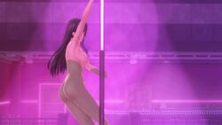 big_breasts black_hair eiyuu_densetsu emilia kai_no_kiseki nightclub pole_dancing strip_club stripper_pole tagme video