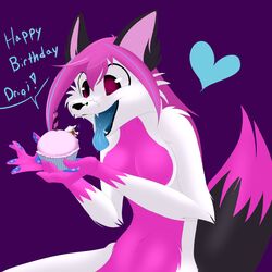 anthro breasts cupcake eyeofcalamity female gift happy imminent_vore male vore