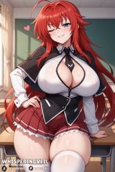 rias gremory from high school dxd by whisperingveil