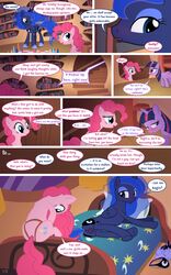 alicorn blush comic dialogue dildo english_text equine female friendship_is_magic horn horse my_little_pony page_3 pinkie_pie_(mlp) pony princess_luna_(mlp) pussy sex_toy smooth_skin strap-on syoee_b tail text twilight_sparkle_(mlp) unicorn yuri