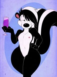 pepe le pew from looney tunes by dracojeff