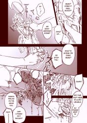 !! 1boy 5koma ankh_(kamen_rider_ooo) anon arm bad_id bad_pixiv_id bird bird_wings bodily_fluids claws disembodied_hand dripping dripping_fluids english_text fingering fluids fondling hand hawk hole hole_in_arm japanese_text kamen_rider kamen_rider_ooo_(series) liquid liquid_drip living_body_part lube male male_focus male_only monochrome monster monster_arm monster_boy monster_hands onomatopoeia ring rings rubbing rubbing_hands sentient_body_part text touching touching_hand translated tremble_lines trembling unseen_face winged_arm yaoi