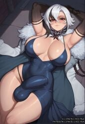 1futa abs ai_generated arlecchino_(genshin_impact) armpits balls black_hair breasts cock covered_abs dickgirl ecchilyna futa_only futa_sans_pussy futanari genshin_impact girly high_resolution highres horny huge_ass huge_balls huge_boobs huge_breasts huge_butt huge_cock huge_testicles huge_thighs intersex medium_ass medium_breasts medium_penis muscular patreon penis self_upload sexy stable_diffusion testicles two_tone_hair white_hair worship