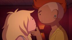2025 adventure_time adventure_time:_fionna_&_cake animated animation assisted_exposure before_sex blonde_hair breasts breasts_out cartoon_network caucasian caucasian_female clothed clothes_pull dark-skinned_male dark_skin dj_flame edit edited edited_official_artwork edited_screencap fionna_and_cake fionna_campbell fionna_the_human_girl flame_prince hi_res human kissing mohawk nipples pov red_hair short_playtime sound tagme video wtperv