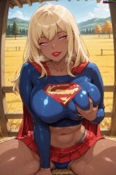 supergirl from dc by velutinx