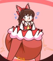 reimu hakurei from touhou by dummydoodles