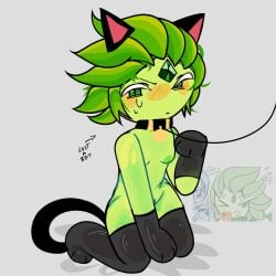 catboy collar cookie_run cookie_run_kingdom cuntboy embarrassed holymacaroni intersex submissive_male wind_archer_cookie