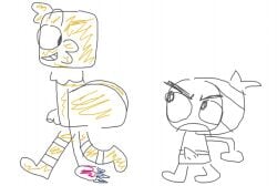 artist_request dandy's_world goob_(dandy's_world) hard_on shrimpo_(dandy's_world) small_dom_big_sub small_penis tiny_penis