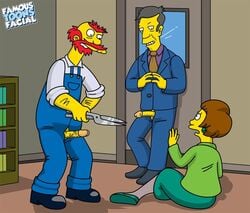 edna_krabappel famous-toons-facial female groundskeeper_willie human male seymour_skinner the_simpsons