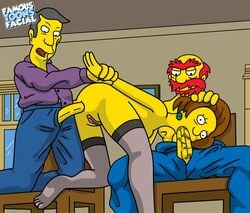 edna_krabappel famous-toons-facial female groundskeeper_willie human male seymour_skinner straight the_simpsons