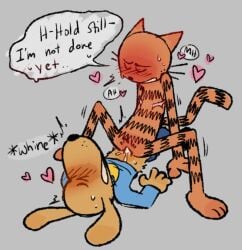 2boys cum_inside dog_man_(character) dog_man_(series) gay petey_the_cat sex