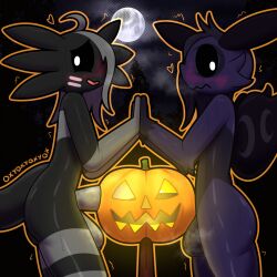 1:1 2023 ahoge amphibian anthro arthropod artist_name ass axolotl balls bangs big_penis biped black_body black_hair black_sclera black_tail blush character_request digital_drawing_(artwork) digital_media_(artwork) duo food fruit genitals gloves_(marking) glowing grey_hair hair hand_on_hand heart_symbol hi_res insects licorice_(oxyoxyoxyox) looking_at_viewer male male/male marine markings mole_salamander moon nude nude_male object_penetration open_mouth open_smile outside oxyoxyoxyox penis plant pumpkin purple_body salamander side_view smile standing striped_markings stripes tail text white_eyes wings