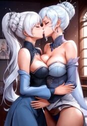 2girls adult_and_teenager age_difference ai_generated animated civitai couple hailuoai height_difference incest inminent_sex kissing mature_female mikey-rg97 no_sound rooster_teeth rwby shorter_than_30_seconds sister_and_sister sisters tagme teenager video weiss_schnee winter_schnee yuri