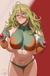 1girls boku_no_hero_academia breasts female female_focus female_only green_eyes green_hair hi_res hong_doo large_breasts light-skinned_female light_skin looking_at_viewer midriff my_hero_academia my_hero_academia_(finale) post-timeskip smile solo thighs tooru_hagakure tooru_hagakure_(post-timeskip) tooru_hagakure_(visible) wide_hips