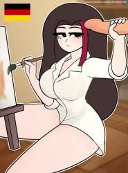 artist brush canvas german_flag germany_(what_if_animation) handjob patreon penis stroking_penis tagme unseen_male_face video what_if_animation(artist)