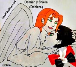 damian_wayne dc_comics dcau hawkgirl ibnalxuffasch94 shiera_hall