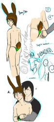 ben_10 ben_tennyson bunny_ears gay kevin_levin male male_only sketch tagme yaoi