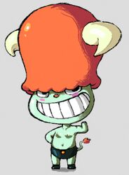 breasts cartoon_network female horns jamie_(tawog) orange_hair q_man tagme the_amazing_world_of_gumball