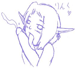 artist_request blowjob cumshot earring elf_ears ghirahim licking_penis nintendo penis sketch skyward_sword the_legend_of_zelda the_legend_of_zelda:_skyward_sword unknown_artist