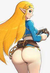 princess zelda from breath of the wild by gonzarez