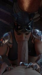 1boy 1girls 3d batman_(series) catwoman dc dc_comics erection fellatio female huge_cock male oral oral_sex penis tanuking3d