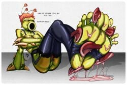 3:2 5_toes anus artist_logo ass blush breasts brown_eyes cactus cactus_(pvz) cactus_humanoid collarbone covering_breasts dialogue digital_drawing_(artwork) digital_media_(artwork) disembodied_tongue disgusted drool electronic_arts english_text eyelashes feet feet_up female flora_fauna flower foot_fetish foot_focus foot_worship freckles green_skin hi_res legs_up lingerie long_legs long_toes no_humans nylons partially_clothed pierced_nipples plant plant_girl plants_vs_zombies popcap_games pubic_hair pussy red_hair saliva saliva_bubble saliva_drip saliva_trail shiny_skin short_hair simple_background sitting slim_waist small_breasts solo splooshiidood stirrup_legwear stockings thorns toe_ring toeless_legwear toenail_polish toes tongue
