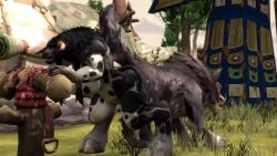 1girls animated anthro anthro_on_feral artorias_(artist) ass big_penis bovid bovine breasts canid canine canine_penis canis female feral furry interspecies knot knot_pullout knotting male nude sex source_filmmaker tauren vaginal_penetration video wolf world_of_warcraft zoophilia