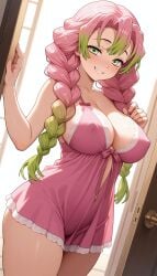 1girls ai_generated alternate_breast_size babydoll bakunyuu bare_shoulders before_sex big_boobs big_breasts big_nipples big_thighs big_tits blush blushing boobs braid braided_hair breasts bursting_breasts busty cleavage clothed clothed_female clothing collarbone curvaceous curvaceous_body curvaceous_female curvaceous_figure curvy curvy_body curvy_female curvy_figure demon_slayer door doorway exhibitionism female female_focus female_only green_eyes green_hair gumi_arts hi_res high_quality high_resolution highres horny horny_female huge_breasts huge_nipples huge_thighs human human_female inviting inviting_to_sex kanroji_mitsuri kimetsu_no_yaiba large_breasts large_nipples large_thighs light-skinned_female light_skin lingerie long_hair looking_at_viewer male male_pov massive_breasts massive_thighs mole mole_under_eye multicolored_hair nightgown nipple_bulge nipples_visible_through_clothing no_bra no_panties pale-skinned_female pale_skin pink_hair posing pov pov_male presenting presenting_breasts provocative seductive seductive_look seductive_pose seductive_smile see-through slim_waist smile smiling smiling_at_viewer solo solo_female solo_focus standing straight thick thick_hips thick_legs thick_thighs thighs thin_waist tight_clothing tits twin_braids two_tone_hair uncensored voluptuous voluptuous_female wide_hips