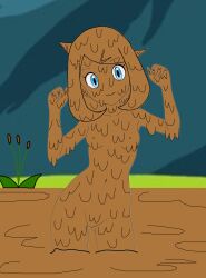 1girls breasts completely_covered_in_mud completely_naked completely_nude covered_in_mud dirty dirty_girl edit female liko_(pokemon) mud muddy naked nintendo nipples nude pokemon pokemon_(anime) pokemon_horizons redguy7 solo tagme