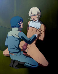 censored gundam kamille_bidan male male_only quattro_bajeena tagme