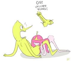 adventure_time earl_lemongrab fellatio oral princess_bubblegum tagme