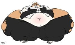 1boy anthro ass belly big_moobs breasts brown_fur brown_hair butler butler_uniform canine canine_humanoid corgi dog fat furry grimbler hips hyper hyper_ass large_ass male male_focus male_only meat_wall_(body_type) moobs obese obese_male overweight overweight_male ripped_clothing ripped_pants stomach theo_(corpulent_corgi) thick_thighs thighs tuckgallery waiter waiter_suit wardrobe_malfunction weight_gain wide_hips