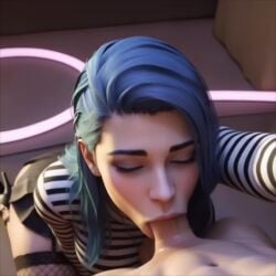 1boy 1boy1girl 1girls 3d 3d_(artwork) ai ai_generated animated big_ass big_breasts big_penis blowjob blue_hair breasts busty deepthroat fellatio female fishnets garter_belt garter_straps goth goth_girl high_heels joan_goth_mommy(oc) long_hair long_sleeves male no_audio no_sound oral oral_penetration oral_sex penis pleated_skirt radnsad short_skirt shorter_than_30_seconds skirt striped_shirt sucking sucking_penis tagme thick_ass thick_thighs veiny_penis video wip