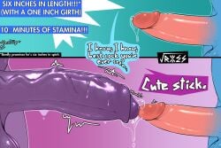 1boy 1futa absurd_res anthro avian balls berdly big_balls big_penis bird bodily_fluids comic comparing comparing_penis degradation deltarune dialogue dominant duo foreskin frottage futa futanari genital_fluids genitals hi_res huge_balls huge_cock intersex male penis penis_kiss penis_to_penis radicalraccs susie_(deltarune) uncircumcised