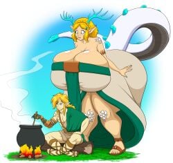 dragon zelda from tears of the kingdom by elek-tronikz
