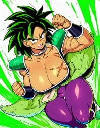 ai_generated big_breasts broly_(dragon_ball_super) dragon_ball dragon_ball_super rule_63