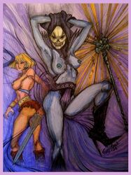 female genderswap_(mtf) he_man masters_of_the_universe rule_63 skeletor tagme