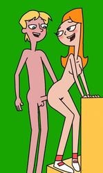 brokenrobot candace_flynn disney female human jeremy_johnson male nipples phineas_and_ferb straight tagme