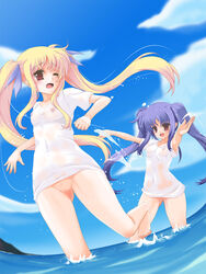 blue_hair fate_testarossa mahou_shoujo_lyrical_nanoha material-l tagme