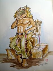 anthro anthrofied braeburn braeburn_(mlp) friendship_is_magic male male_only my_little_pony smooth_skin tagme vicky_wyman