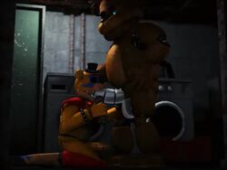 <1_second_video 1sec_video 2021 2boys absurd_res animated animatronic anthro anthro_on_anthro anthro_only anthrofied balls bear big_balls big_penis black_nose blowjob blowjob_face blue_eyes bracelet brown_body brown_skin closed_eyes closed_mouth erection facepaint fellatio five_nights_at_freddy's five_nights_at_freddy's:_security_breach freddy_(fnaf) gay gay_blowjob glamrock_freddy_(fnaf) headgear headwear hi_res holding holding_microphone looking_down machine male male/male microphone no_sound nsfwfrasty21 open_mouth oral orange_body orange_skin penis robot shorter_than_10_seconds spiked_bracelet spikes sucking top_hat video