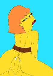 amber_(the_simpsons) ass bluec color cum female human insertion male nude partial_male penis sex straight tagme the_simpsons