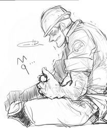 engineer engineer_(team_fortress_2) gay male male_focus male_only masturbation metope tagme team_fortress_2 yaoi