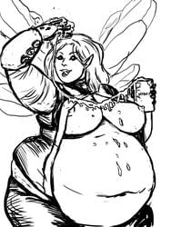 kawaiidebu marvel megan_gwynn pixie_(x-men) tagme weight_gain x-men