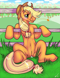 applejack_(mlp) earth_pony equine female female_only friendship_is_magic fur isil my_little_pony pony smooth_skin solo tagme