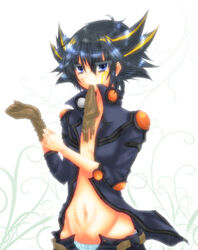 human male male_only solo yu-gi-oh! yu-gi-oh!_5d's yusei_fudo