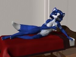 3d anthro blue_fur female female_only fox fur furry imago krystal solo star_fox tagme