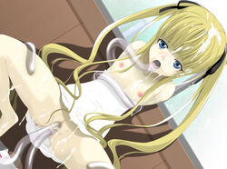 blood cum cum_in_hair cum_on_face pussy rape rozen_maiden shinku tagme tentacles vaginal_insertion